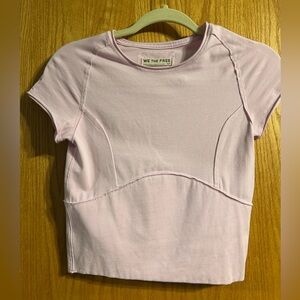 Women’s Pink Free People Crop Top
